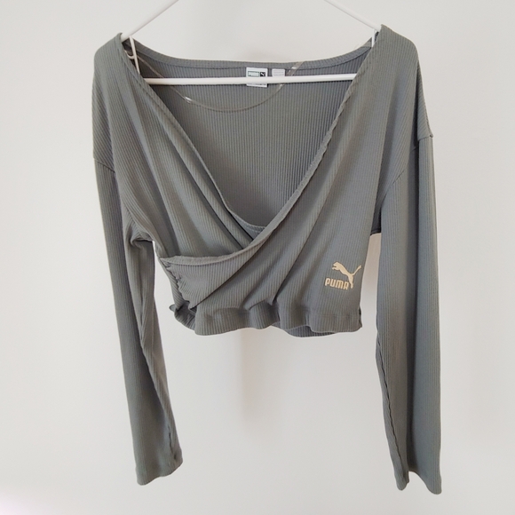 Puma cropped wrap top - Picture 1 of 3